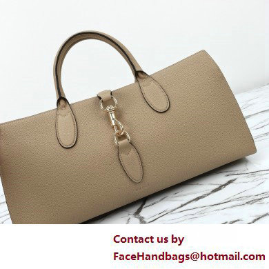 Gucci Jackie medium tote bag IN BEIGE leather 795282 2025