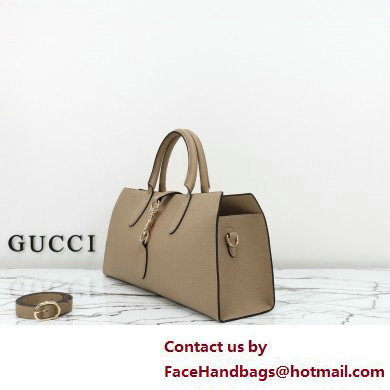 Gucci Jackie medium tote bag IN BEIGE leather 795282 2025