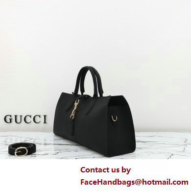 Gucci Jackie medium tote bag IN BLACK leather 795282 2025