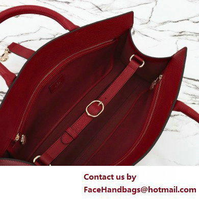 Gucci Jackie medium tote bag IN Rosso Ancora leather 795282 2025