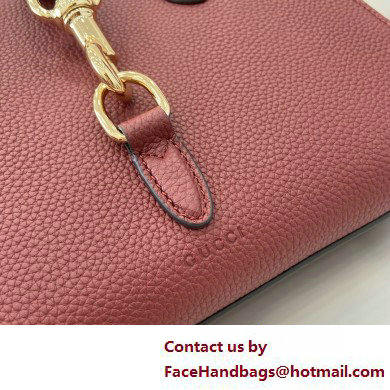 Gucci Jackie small tote bag IN Rosso Ancora leather 795349 2025