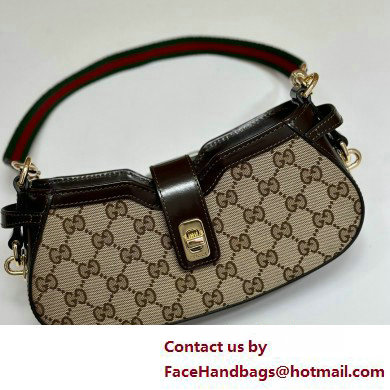 Gucci Moon Side mini shoulder bag 786015 GG Beige/Coffee 2025