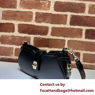 Gucci Moon Side mini shoulder bag 786015 leather Black 2025