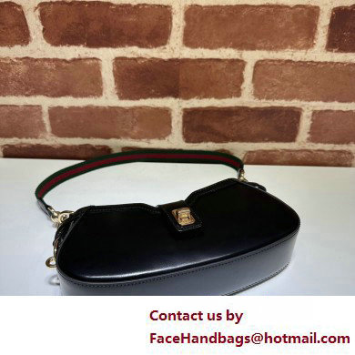 Gucci Moon Side mini shoulder bag 786015 leather Black 2025