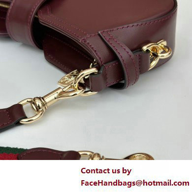 Gucci Moon Side mini shoulder bag 786015 leather Burgundy 2025