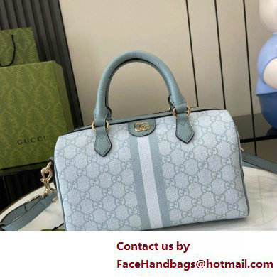 Gucci Ophidia GG Canvas Small Top handle bag 772061 sky blue 2025 - Click Image to Close