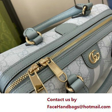 Gucci Ophidia GG Canvas Small Top handle bag 772061 sky blue 2025