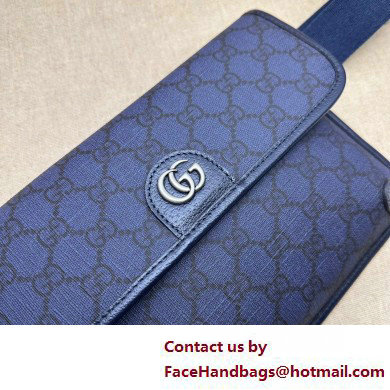 Gucci Ophidia GG small belt Bag 752597 Blue 2025