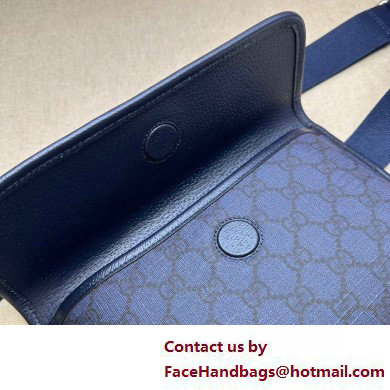 Gucci Ophidia GG small belt Bag 752597 Blue 2025