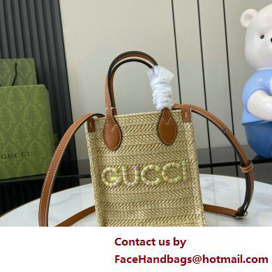 Gucci Super mini straw-effect bag 780083 2025