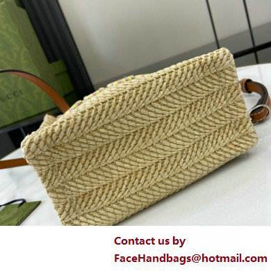 Gucci Super mini straw-effect bag 780083 2025