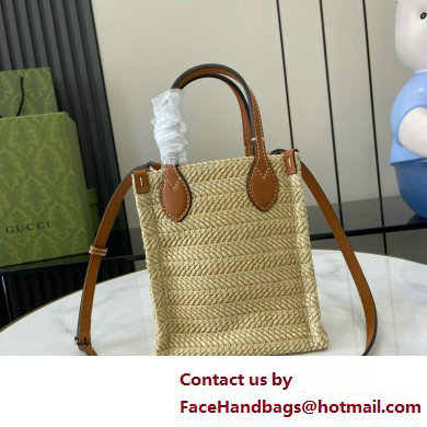 Gucci Super mini straw-effect bag 780083 2025