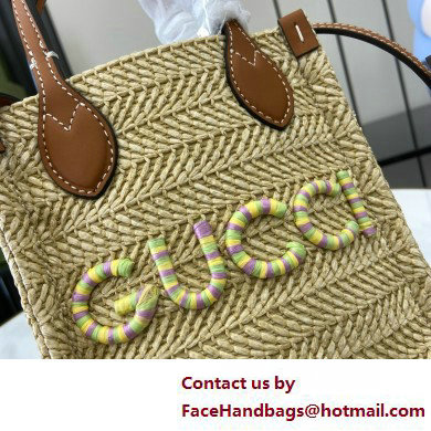 Gucci Super mini straw-effect bag 780083 2025