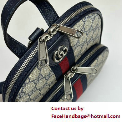 Gucci Web Ophidia GG crossbody bag 779915 Beige/Blue 2025