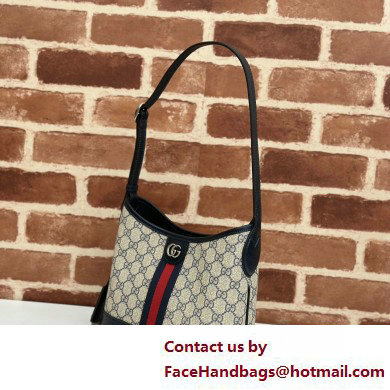 Gucci Web Ophidia GG small shoulder bag 781402 Beige/Blue 2025 - Click Image to Close