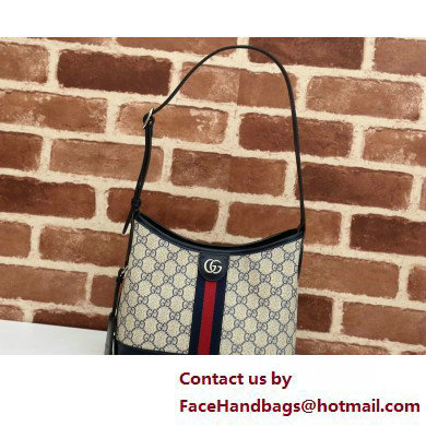 Gucci Web Ophidia GG small shoulder bag 781402 Beige/Blue 2025