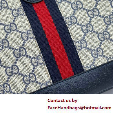 Gucci Web Ophidia GG small shoulder bag 781402 Beige/Blue 2025