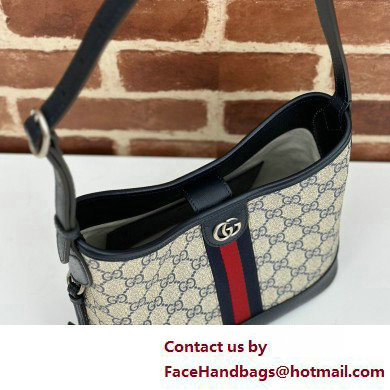 Gucci Web Ophidia GG small shoulder bag 781402 Beige/Blue 2025