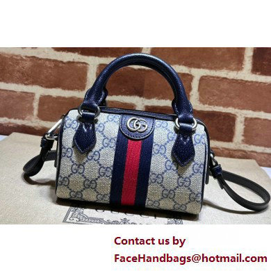 Gucci Web Ophidia super mini bag 781490 Beige/Blue 2025