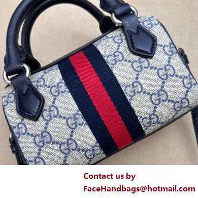 Gucci Web Ophidia super mini bag 781490 Beige/Blue 2025