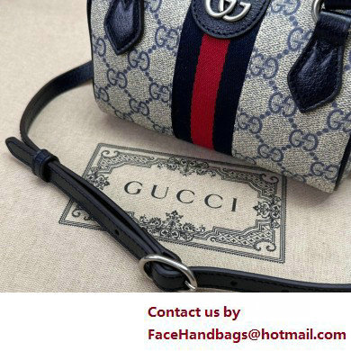 Gucci Web Ophidia super mini bag 781490 Beige/Blue 2025