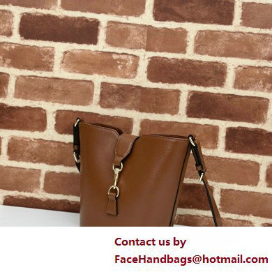 Gucci mini bucket shoulder bag 782908 leather Brown 2025