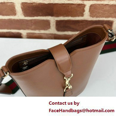 Gucci mini bucket shoulder bag 782908 leather Brown 2025