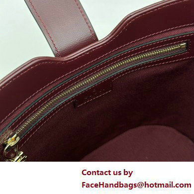 Gucci mini bucket shoulder bag 782908 leather Burgundy 2025