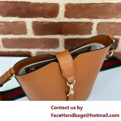 Gucci mini bucket shoulder bag 782908 leather Light Brown 2025