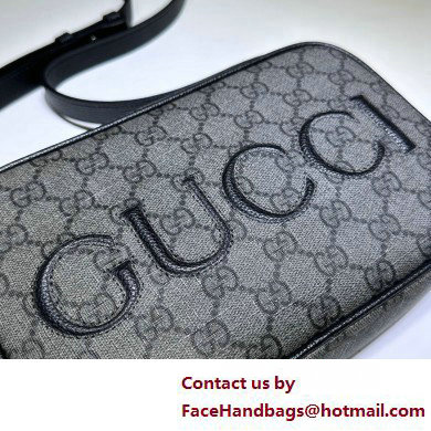 Gucci mini shoulder bag 768391 GG Gray 2025