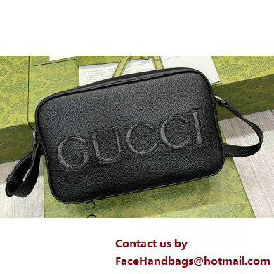 Gucci mini shoulder bag 768391 Leather Black 2025