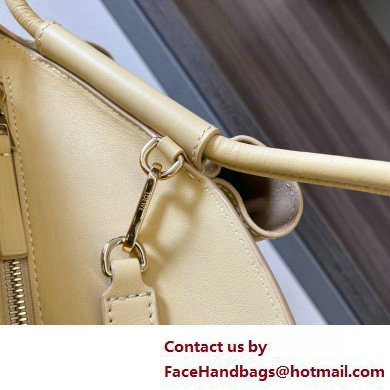 LOEWE Paseo bag in shiny nappa calfskin 062240 dark butter 2025