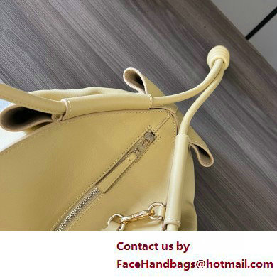 LOEWE Paseo bag in shiny nappa calfskin 062240 dark butter 2025