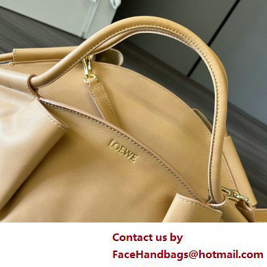 LOEWE Paseo bag in shiny nappa calfskin 062240 warm desert 2025