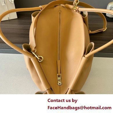 LOEWE Paseo bag in shiny nappa calfskin 062240 warm desert 2025