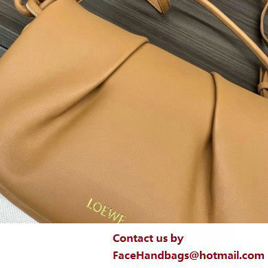 LOEWE Paseo satchel in shiny nappa calfskin Warm Desert2025