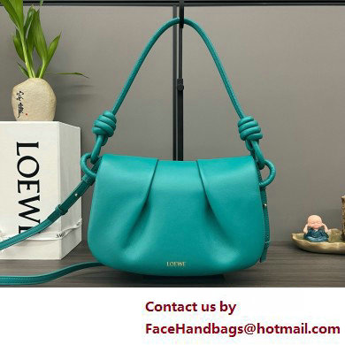 LOEWE Paseo satchel in shiny nappa calfskin emerald green 2025 - Click Image to Close