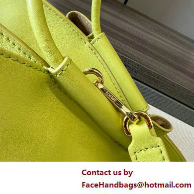 LOEWE Small Paseo bag in shiny nappa calfskin lemon yellow 2025