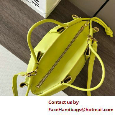 LOEWE Small Paseo bag in shiny nappa calfskin lemon yellow 2025