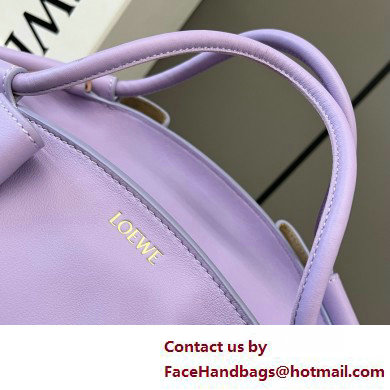 LOEWE Small Paseo bag in shiny nappa calfskin purple 2025