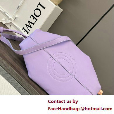 LOEWE Small Paseo bag in shiny nappa calfskin purple 2025