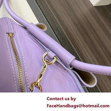 LOEWE Small Paseo bag in shiny nappa calfskin purple 2025