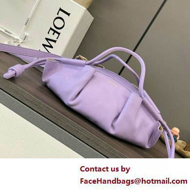 LOEWE Small Paseo bag in shiny nappa calfskin purple 2025