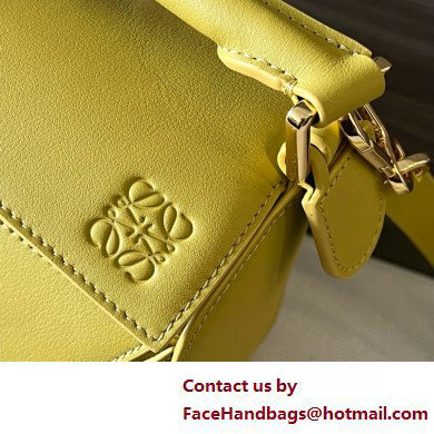 LOEWE Small Puzzle bag in classic calfskin Bright Ochre 2025