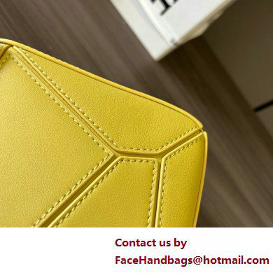 LOEWE Small Puzzle bag in classic calfskin Bright Ochre 2025