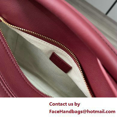 LOEWE Small Puzzle bag in in classic calfskin burgundy 2025