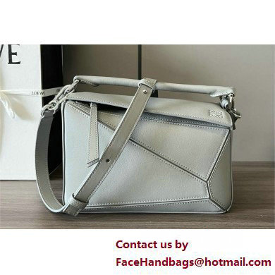 LOEWE Small Puzzle bag in in classic calfskin gray 2025