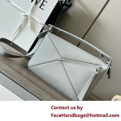 LOEWE Small Puzzle bag in in classic calfskin gray 2025