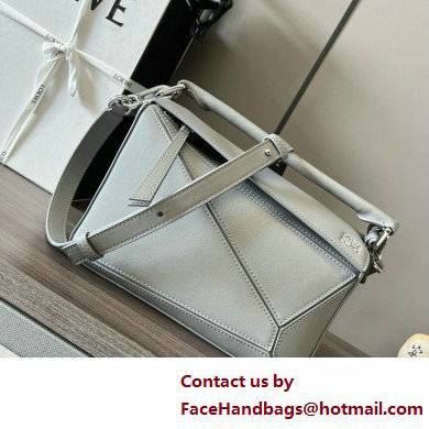 LOEWE Small Puzzle bag in in classic calfskin gray 2025