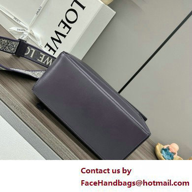 LOEWE Small Puzzle bag in satin calfskin dark purple 2025